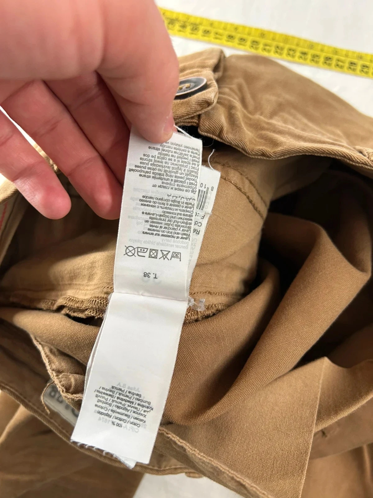 Chino beige marron Jules – photo 13
